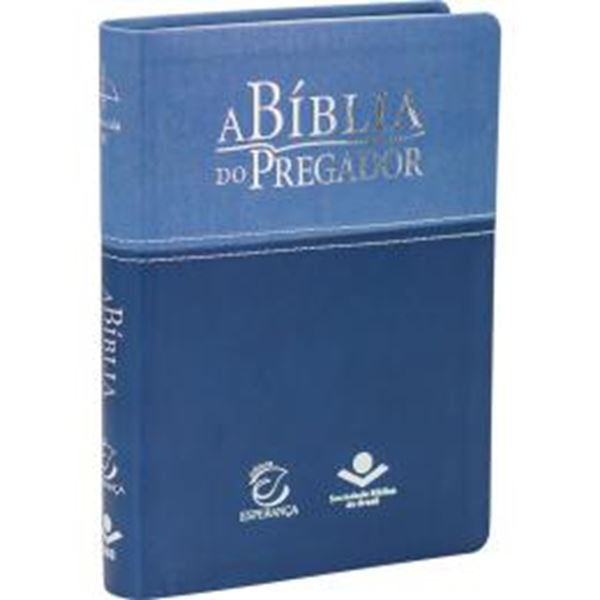 Picture of A BIBLIA DO PREGADOR - CAPA COURO SINTETICO AZUL CLARO E AZUL ESCURO