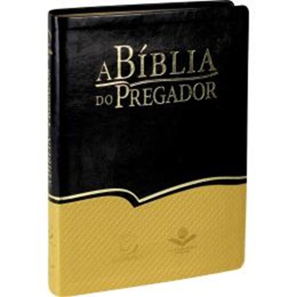 Picture of A BIBLIA DO PREGADOR - COURO SINTETICO PRETO E DOURADO