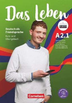 Imagem de DAS LEBEN A2.1 - KURS- UND UBUNGSBUCH INKL. E-BOOK UND PAGEPLAYER-APP