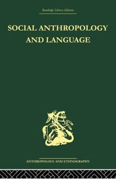 Imagem de SOCIAL ANTHROPOLOGY AND LANGUAGE